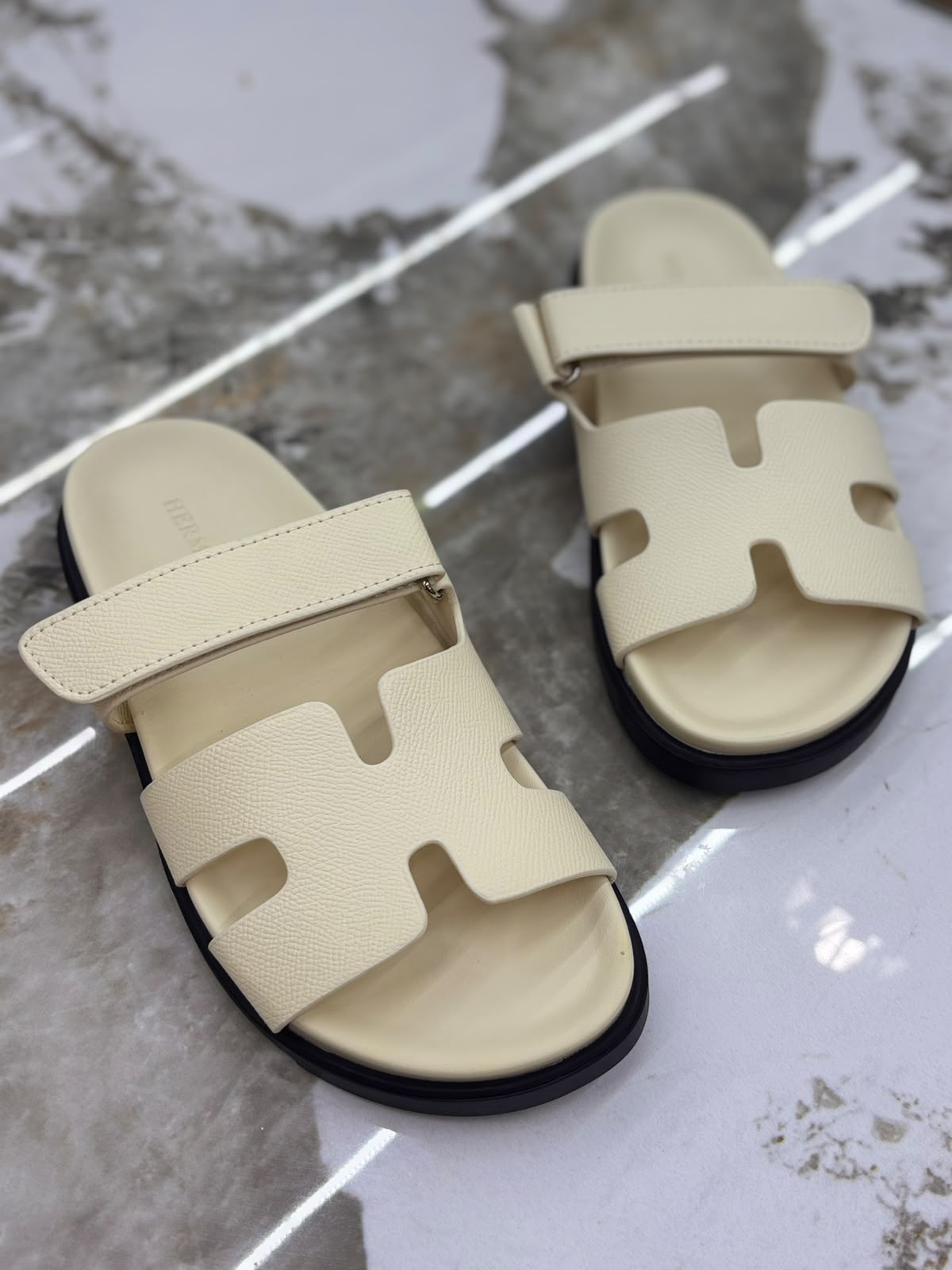 Chypre Leather Comfort Sandals