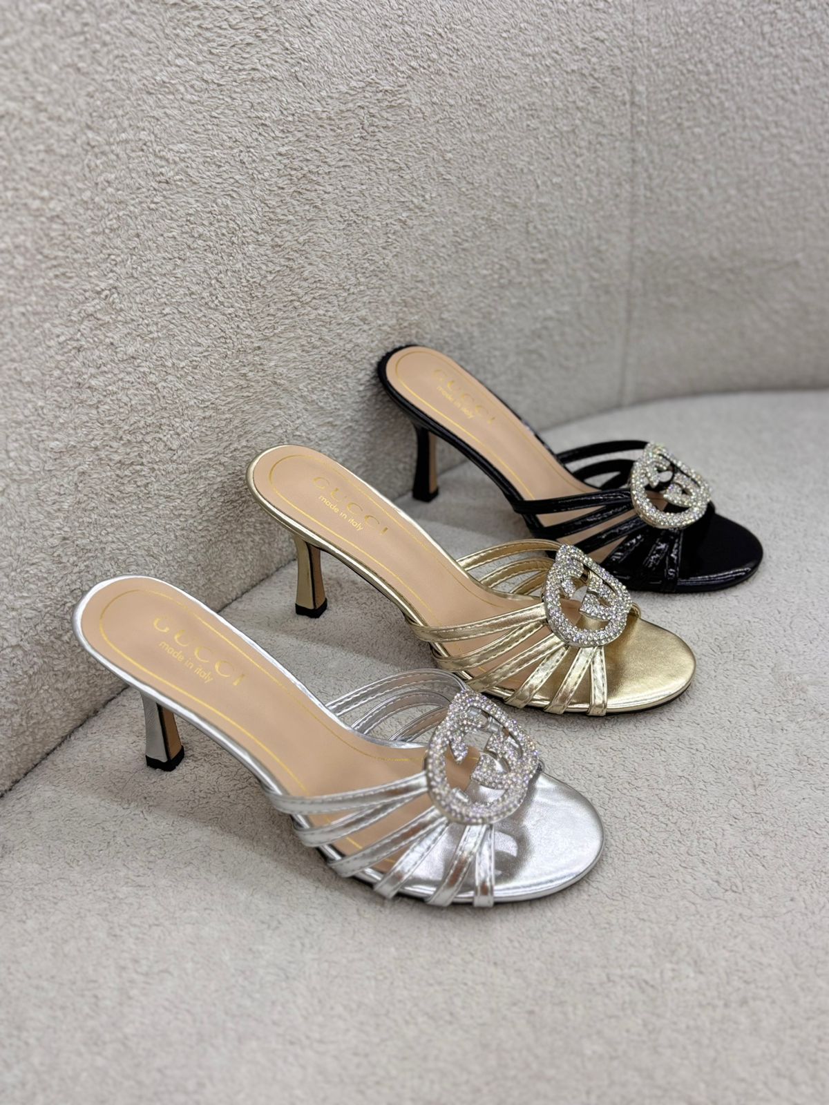 Pearl-Embellished Elegant Heels