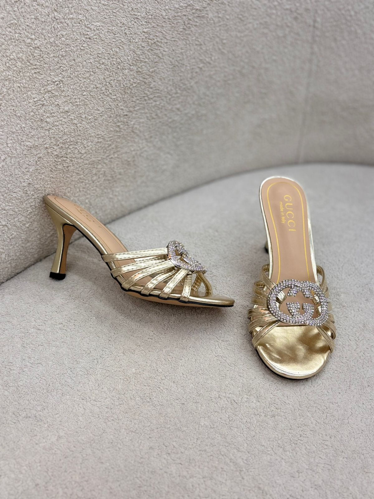 Pearl-Embellished Elegant Heels