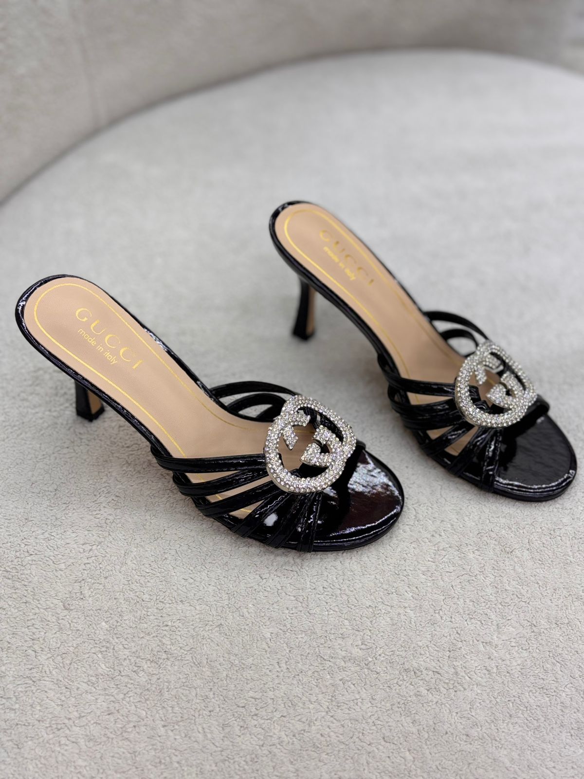 Pearl-Embellished Elegant Heels