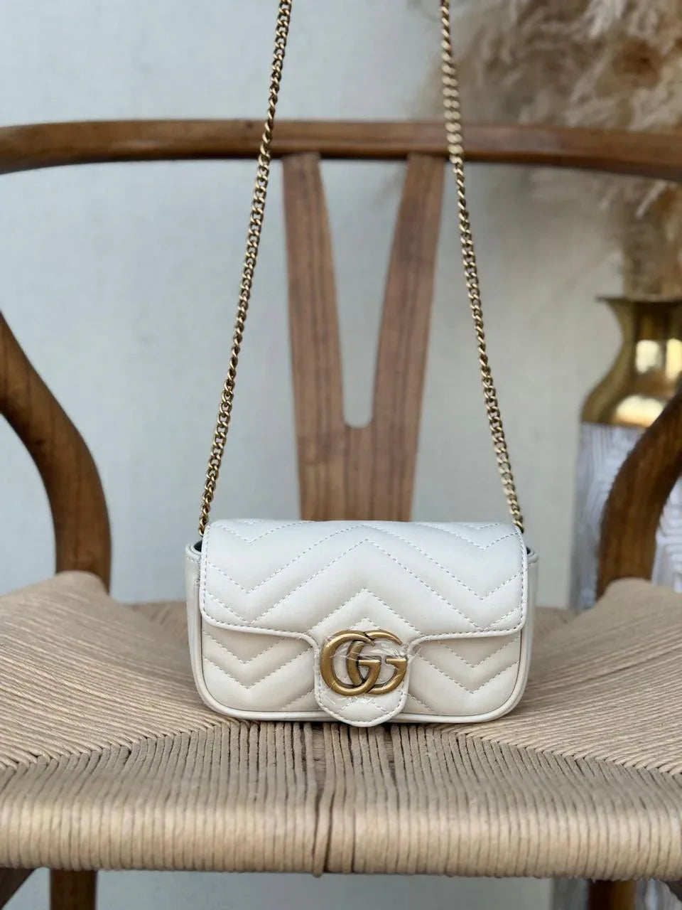 Black Matelassé Super Mini Bag - Balbina Style