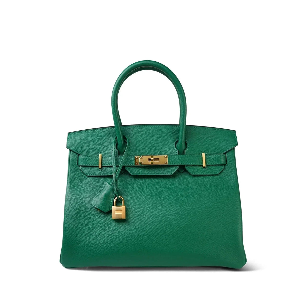 Premium Togo Leather Gold Handbag - Faizah Outlet
