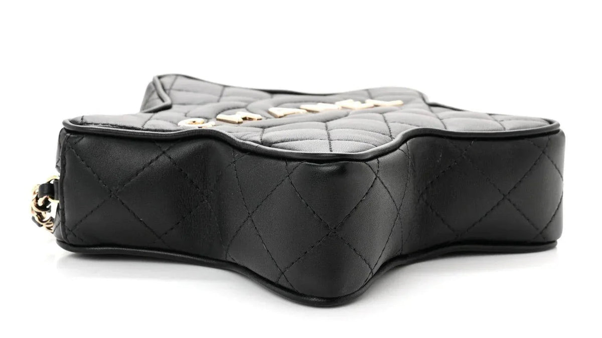 CHANEL Lambskin Quilted Walk of Fame Star Bag - Balbina Style