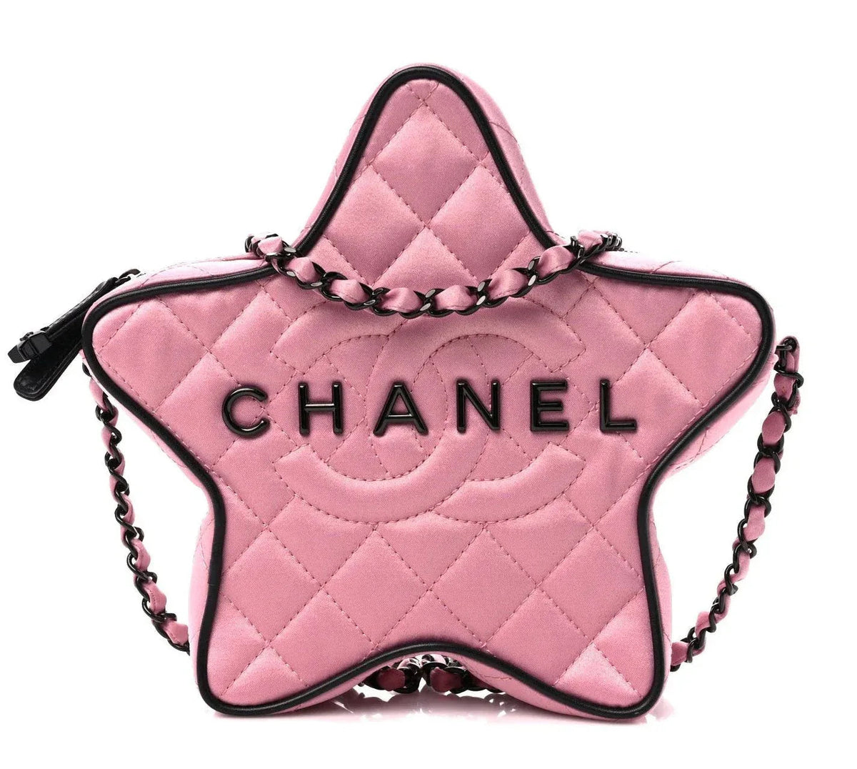 CHANEL Lambskin Quilted Walk of Fame Star Bag - Balbina Style